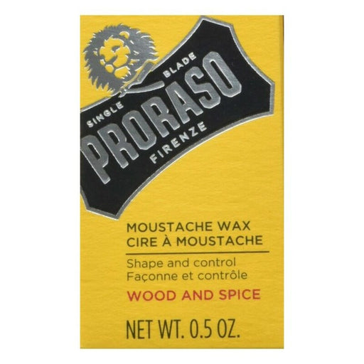 Formgebendes Wachs Yellow Proraso Wood And Spice Schnurrbart 15 ml