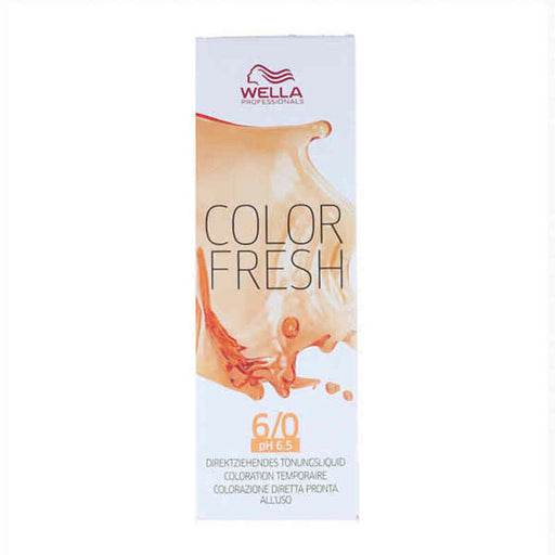 Zeitlich begrenzter Farbstoff Color Fresh Wella Color Fresh Nº 6.0 (75 ml)