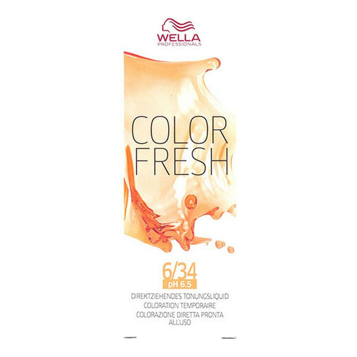 Semi-permanente Tönung Color Fresh Wella 14086 6/34 (75 ml)