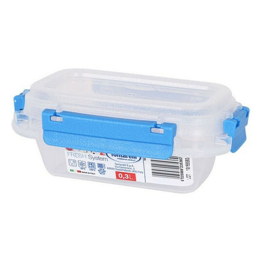 Lunchbox hermetisch Fresh System Tontarelli 0,3 L Kunststoff Durchsichtig (9,5 x 14 x 5,7 cm)
