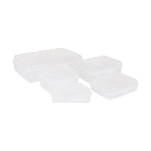 5 Lunchbox-Set Tontarelli Fill box rechteckig Weiß 5 Stücke (29,5 x 20,2 x 8,6 cm)