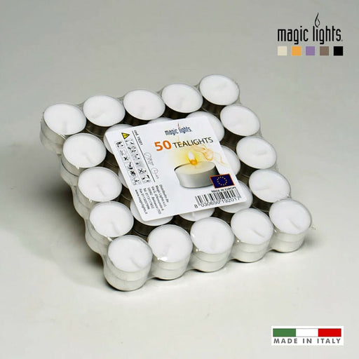 Kerzen-Set Magic Lights 50 Stücke Weiß