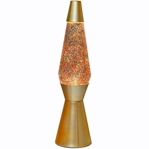 Lava-Lampe iTotal 40 cm Gold Kristall Kunststoff