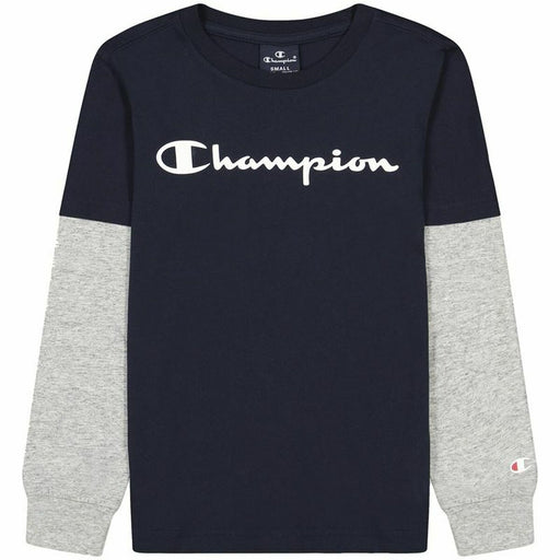 Langarm T-Shirt für Kinder Champion Schwarz