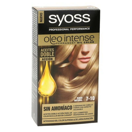 Dauerfärbung   Syoss Olio Intense Ohne Ammoniak Nº 7,10 Blond natürlich