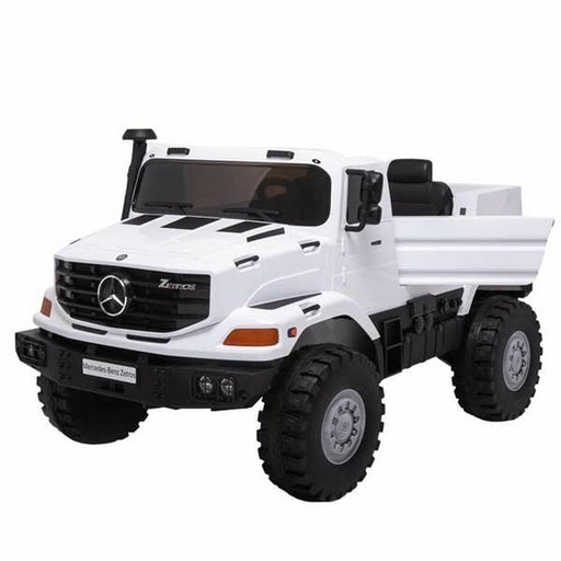 Elektroauto für Kinder Injusa Mercedes Benz Truck Weiß mit ton Lichter Funksteuerung