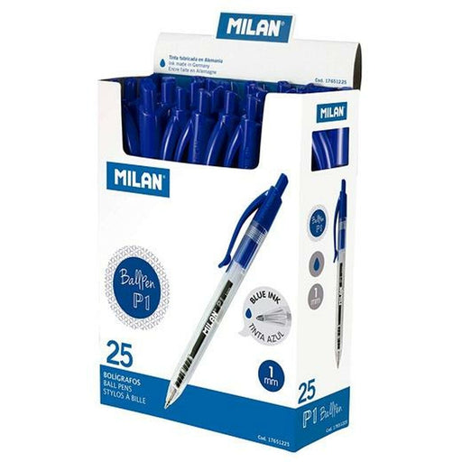 Stift Milan P1 Blau 1 mm (25 Stücke)