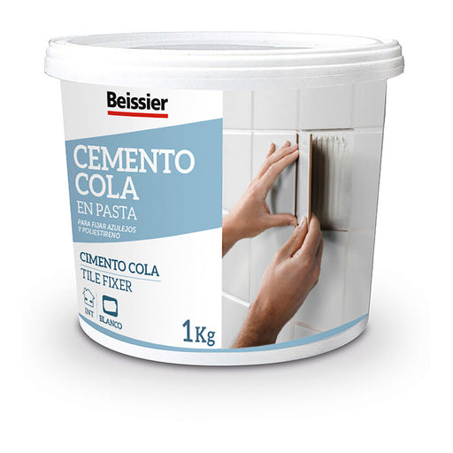 Zement Beissier 70165-002 Weiß 1 kg