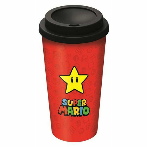 Glas mit Deckel Super Mario 01379 (520 ml)