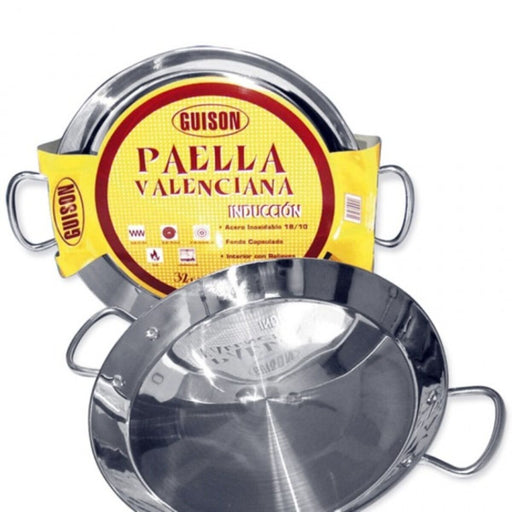 Paella-Pfanne Guison 74046 Edelstahl Metall 3 L (10 Stücke) (46 cm)