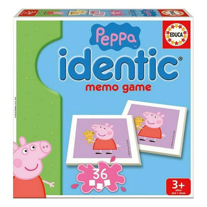 Kartenspiele Peppa Pig Identic Memo Game Educa 16227