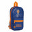 Rucksack mit Federtaschen Valencia Basket M847 Blau Orange 12 x 23 x 5 cm
