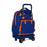 Schulrucksack mit Rädern Compact Valencia Basket M918 Blau Orange (33 x 45 x 22 cm)
