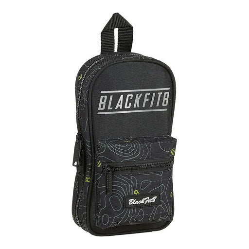 Rucksack mit Federtaschen BlackFit8 M747A Schwarz grün 12 x 23 x 5 cm (33 Stücke)