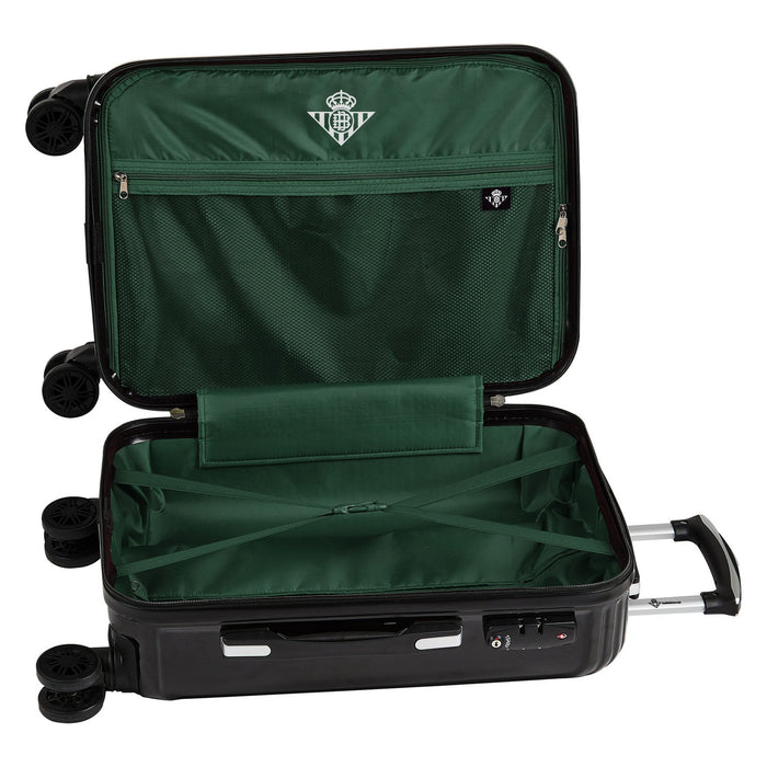 Koffer für die Kabine Real Betis Balompié M851B Schwarz 20'' 34,5 x 55 x 20 cm