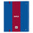 Ringbuch F.C. Barcelona M666 A4 Granatrot Marineblau 27 x 32 x 3.5 cm