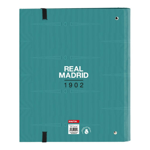 Ringbuch Real Madrid C.F. Weiß Türkisgrün 27 x 32 x 3.5 cm (30 mm)