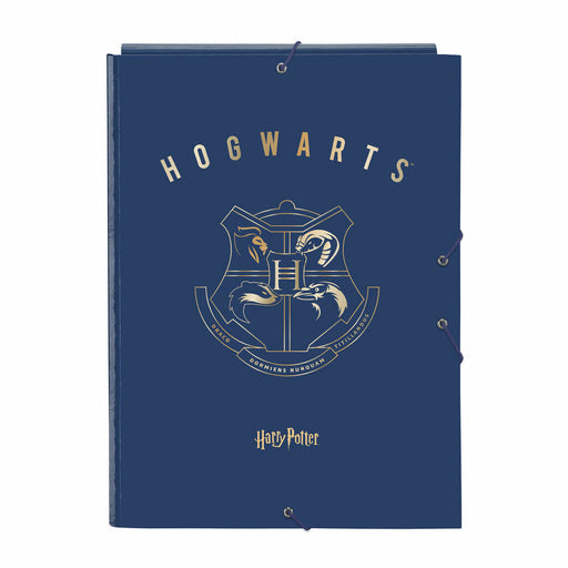Faltblatt Harry Potter Magical Braun Marineblau A4 (26 x 33.5 x 2.5 cm)