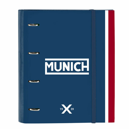 Ringbuch Munich Soon A4 Blau (27 x 32 x 3.5 cm)