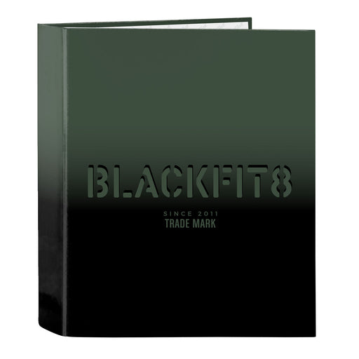 Ringbuch BlackFit8 Gradient Schwarz Militärgrün A4 (27 x 33 x 6 cm)