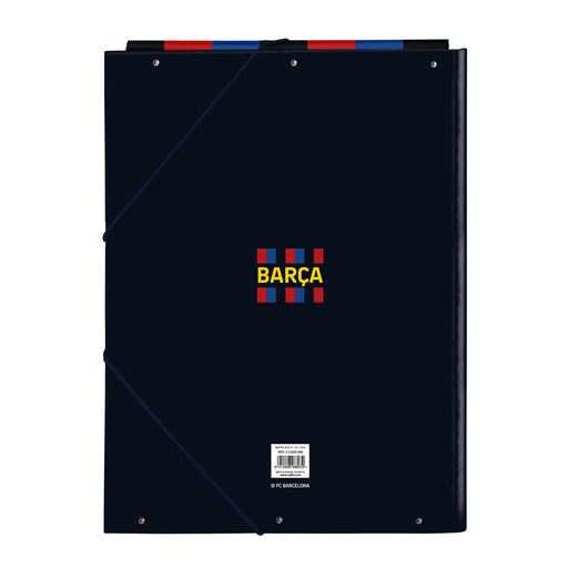 Faltblatt F.C. Barcelona Granatrot Marineblau A4 (26 x 33.5 x 2.5 cm)