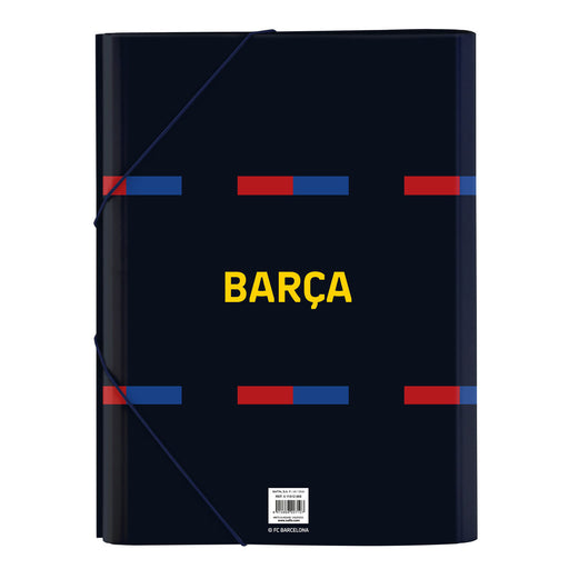 Faltblatt F.C. Barcelona Granatrot Marineblau A4 (26 x 33.5 x 4 cm)