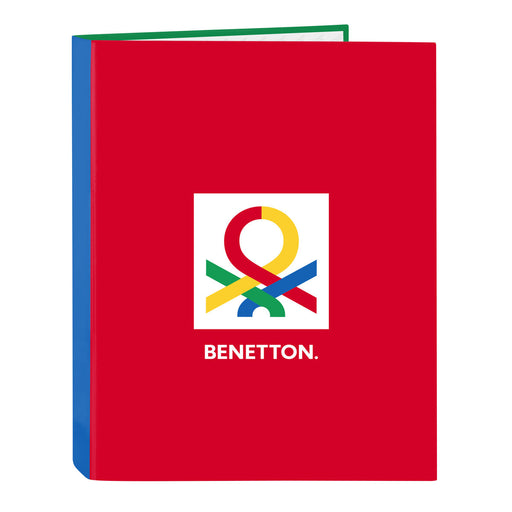 Ringbuch Benetton Pop Grau A4 (26.5 x 33 x 4 cm)