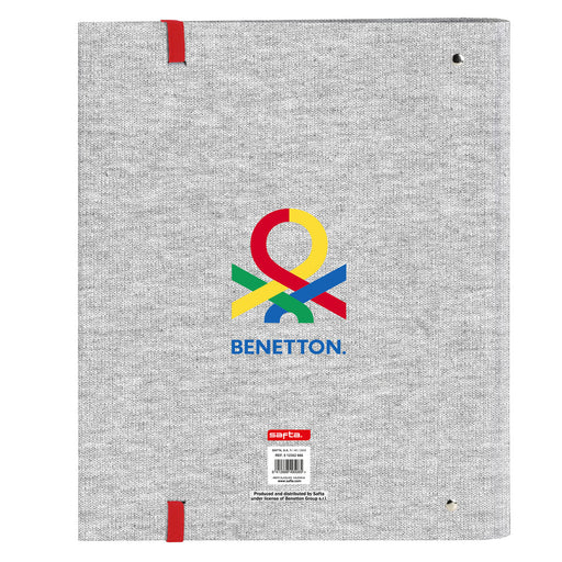 Ringbuch Benetton Pop Grau (27 x 32 x 3.5 cm)
