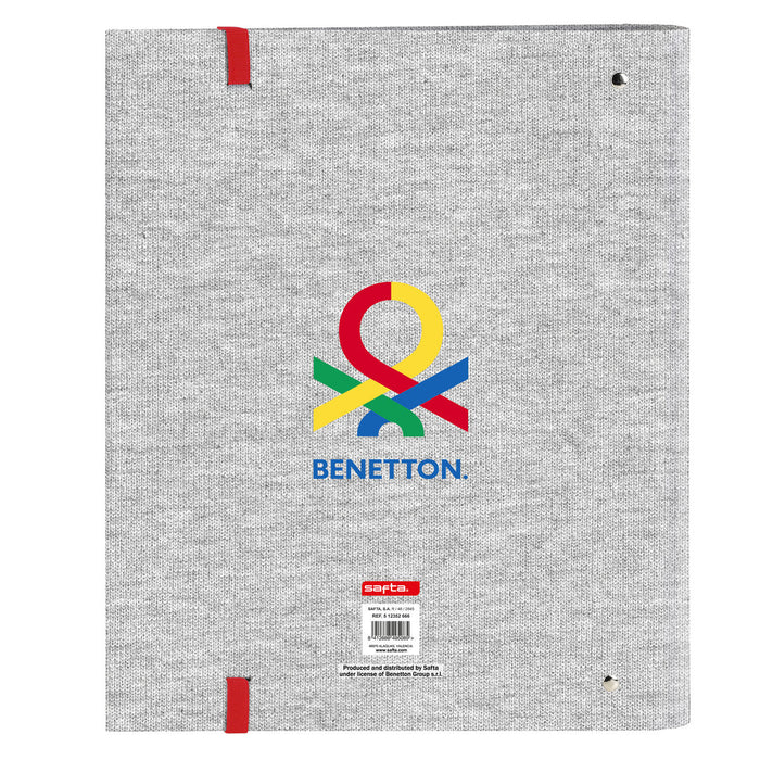 Ringbuch Benetton Pop Grau (27 x 32 x 3.5 cm)