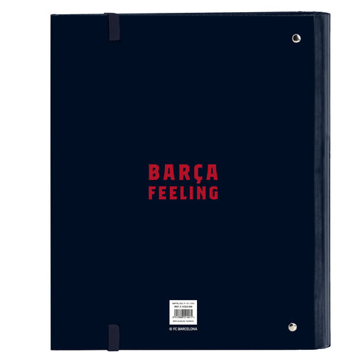 Ringbuch F.C. Barcelona Marineblau (27 x 32 x 3.5 cm)