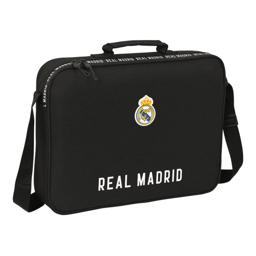 Schultasche Real Madrid C.F. Corporativa Schwarz (38 x 28 x 6 cm)