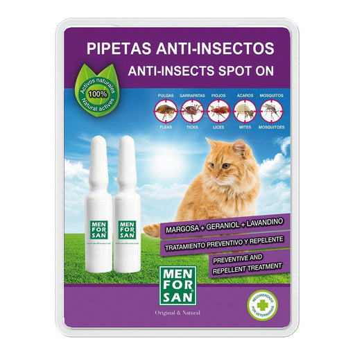Insektenschutzmittel Menforsan 2 Stück Pipetten Katze