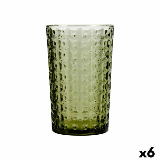 Trinkglas La Bouchée Alma grün Glas 6 Stück 350 ml (Pack 6x)