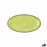 Tablett für Snacks Quid Pippa Oval aus Keramik Bunt (21 cm) (8 Stück)