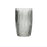 Gläserset Bidasoa Gio Mit Relief Grau Glas 350 ml (6 Stück)