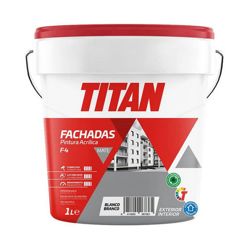 Farbe Titan 125670001 125 ml Weiß 1 L