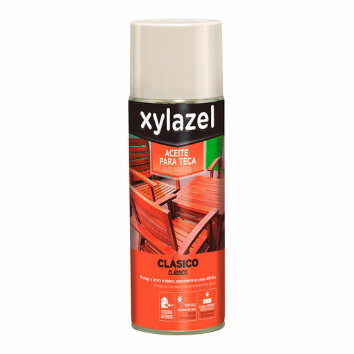 Teaköl Xylazel Classic 5396259 Spray 400 ml Farblos Mattierend