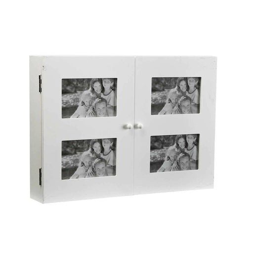 Schlüsselschrank Versa Wte Weiß Holz 8,5 x 33 x 46 cm