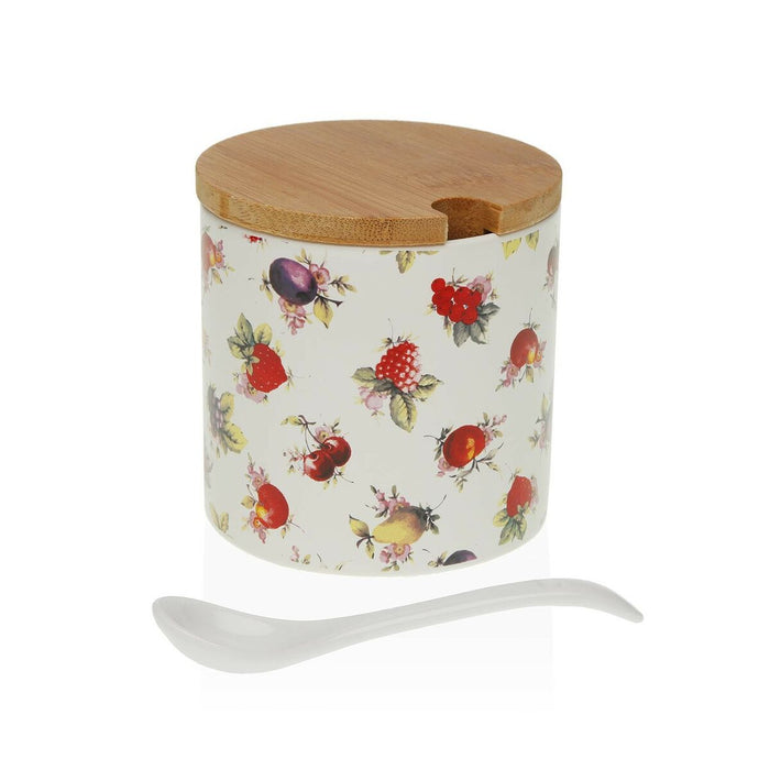 Zuckerdose Versa Strawberry aus Keramik (8 x 8 x 8 cm)