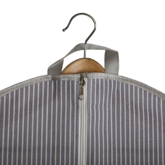 Kleidersack Versa Streifen Grau 100 x 60 cm