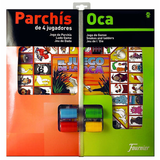 Parchís-Oca Spielbrett Fournier 40 x 40 cm