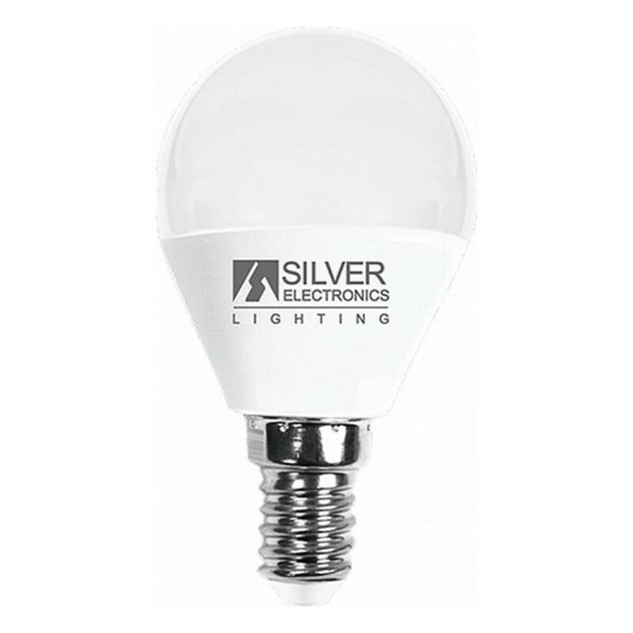 Kugelförmige LED-Glühbirne Silver Electronics E14 7W Warmes licht