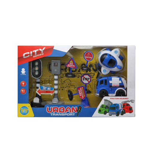 Spielset Fahrzeuge City Series Police 38 x 22 cm