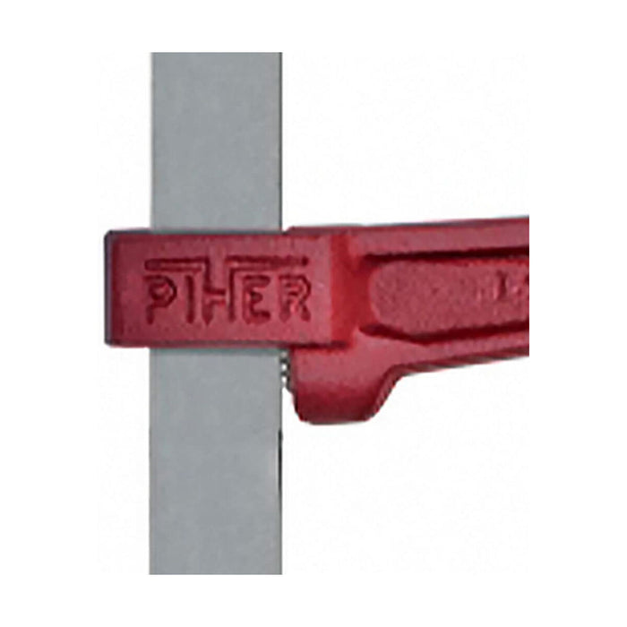 Schraubzwinge Piher M-12 02012 Stahl Buchenholz 12 cm