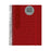 Tagesordnung Finocam ESPIRAL E10 2022-2023 Rot Schulisch (15,5 x 21,2 cm)