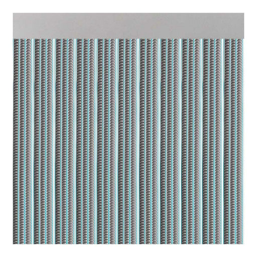 Vorhang Acudam Lisboa Türen Grau Außenbereich PVC Aluminium 90 x 210 cm