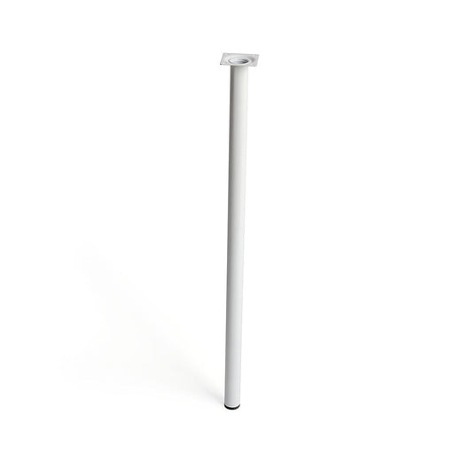 Beine Rei 401g Zylindrisch Stahl Weiß Moderne (Ø 3 x 70 cm)
