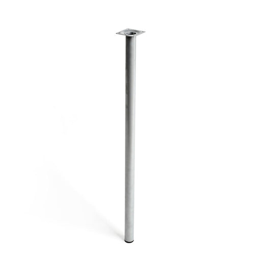 Beine Rei 401g Mattierend Verchromt Zylindrisch Silberfarben Stahl Moderne (Ø 3 x 70 cm)