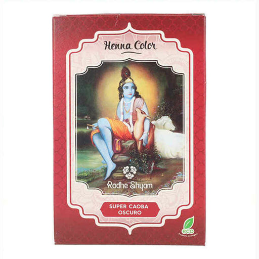 Demi-permanentes Färbemittel Henna Radhe Shyam Shyam Henna Mahagoni (100 g)