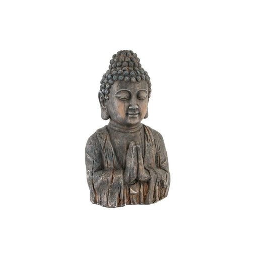 Deko-Figur DKD Home Decor Fiberglas Grau Buddha Stein Glas (28 x 20 x 50 cm)